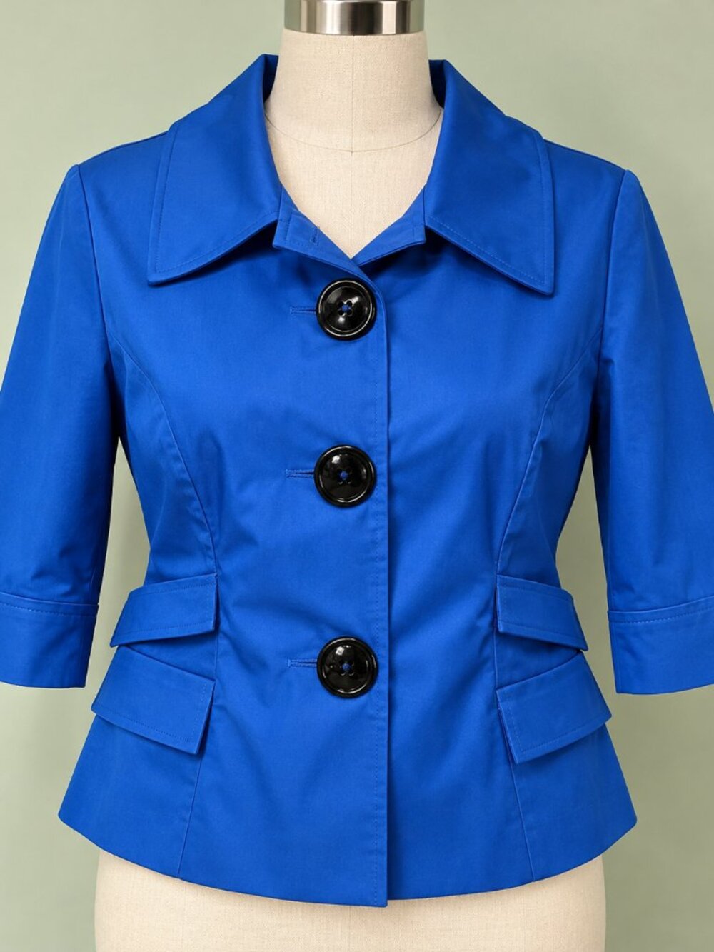 Scott Taylor Royal Blue Cropped jacket - Sz 14